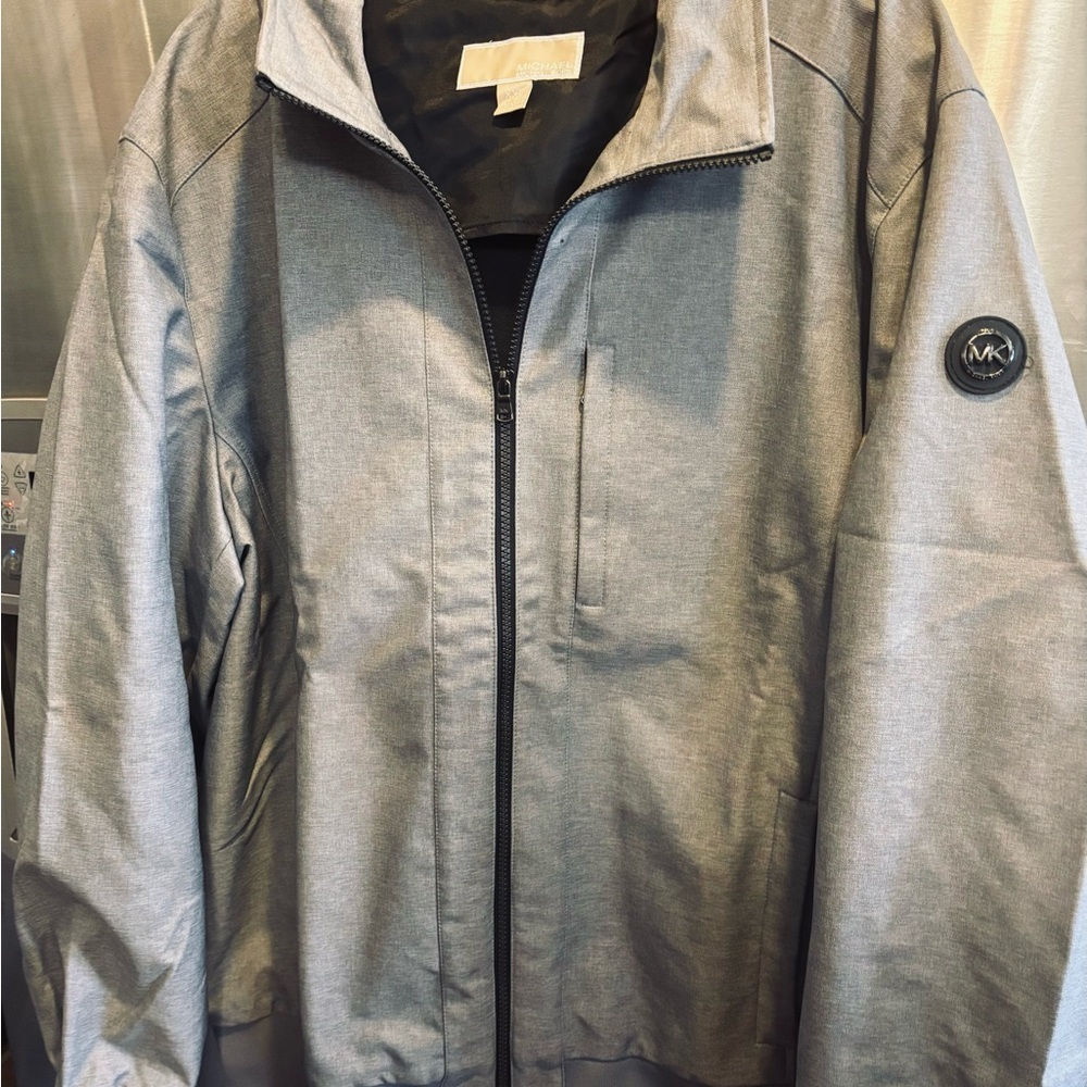 Michael Kors Berlin Full Zip Soft Shell Bomber Jacket